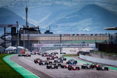 Mugello (ITA), OCT 8 - 10 2021 - Round nine of Formula Regional European Championship by Alpine 2021 at Mugello Circuit. Start of race 2. © 2021 Sebastiaan Rozendaal / Dutch Photo Agency.v